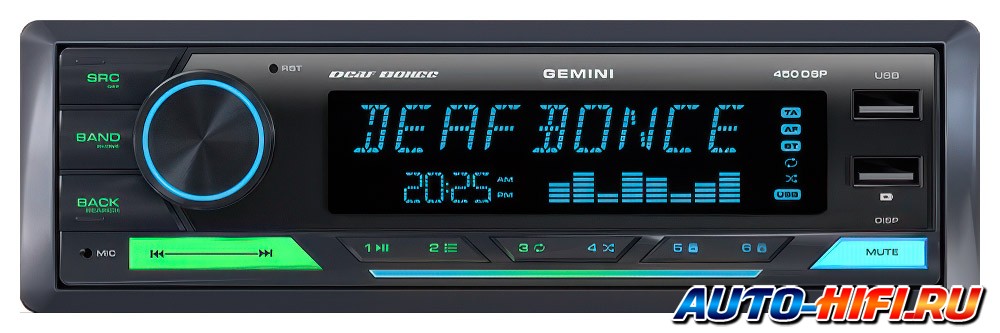 Автомагнитола Deaf Bonce Gemini 450DSP Автомагнитола Deaf Bonce Gemini 450DSP